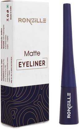RONZILLE Liquid Matte Shine Eyeliner Long Lasting Waterproof Liner Smudge Proof Eye Liner 5 ml