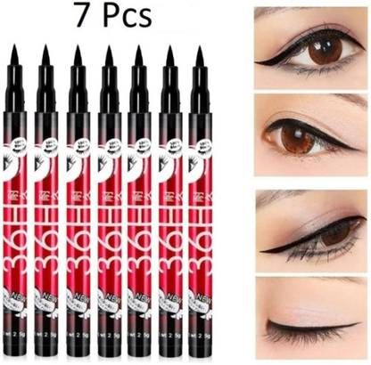 Yuvami's High quality waterproof liquid-eye liner 36H no smudge Proof (pack of 7) 15 g