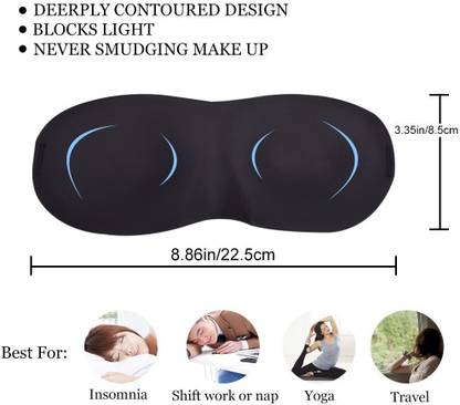 Paper Wings Night Sleep Eye black 3D Soft