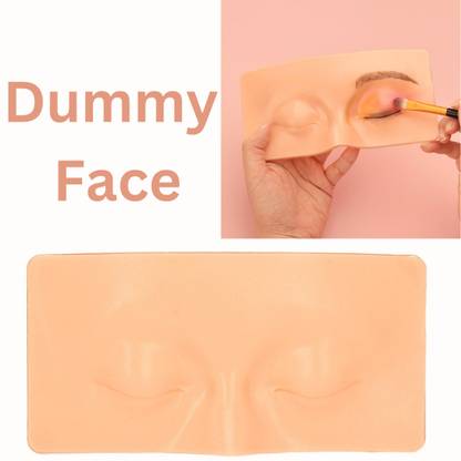 SIYDHA Facial Dummy Makeup Practice Board Silicon Face Dummy For Makeup Nakli Face 150 g