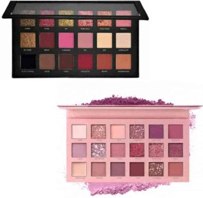 RVLIPS Textured Eye shadow & Nude Colours Eyeshadow Palette 36 ml (Multicolour)