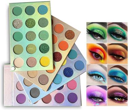 COSMO VIBES Eyeshadow Palette 60 Color Makeup Palette Highlighters Eye Make 150 g