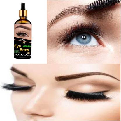TRZ Grey Eyebrow Serum Oil - 100% Result guaranteed - For Perfect Black Eyebrows 30 ml