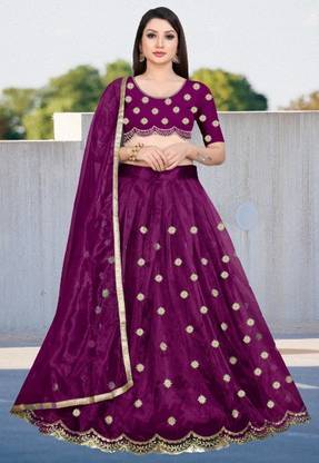 Net Gown/Anarkali Kurta & Bottom Material