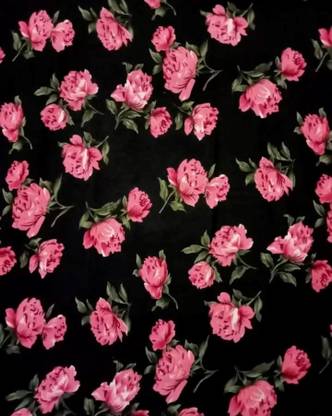 Crepe Printed Kurta Fabric