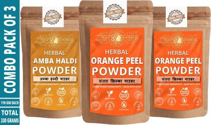 Ayur Blessing Orange Peel, Amba Haldi and Orange Peel Powder