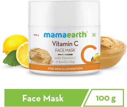 Mamaearth Vitamin C Face Mask for Skin Illuminitation With Vitamin C & Kaolin Clay