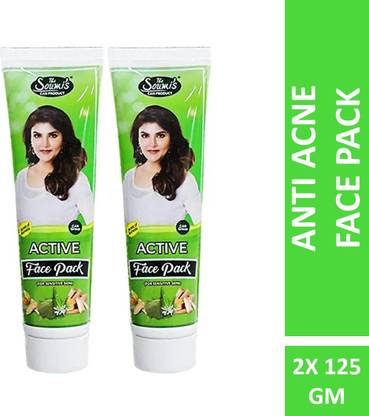 The Soumi's Can Product Active Face Pack (For Sensitive Skin) Tube (Pack of 2)