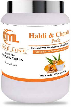 Make line Herbal Haldi & Chandan Face Pack