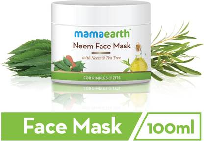 Mamaearth Neem Face Pack, protects against Pimples & Zits