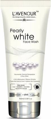 L'avenour Pearly White Facewash for Reduce Wrinkles,Treat Dark Spots & Scars, Anti Aging Face Wash
