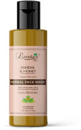 Luster Sandal & Honey (Sweet Almond) Herbal Face Wash