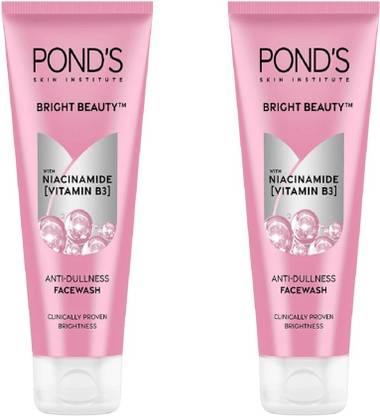 POND's Bright Beauty Combo, Pack of 2, Spotless Glow with Vitamin B3 Face Wash