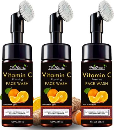 Phillauri SKIN SCIENCE Brightening Vitamin C Face wash for deep cleansing Men & Women All Skin Types Face Wash