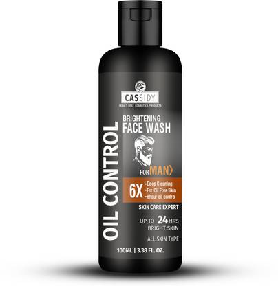 Cassidy OIL CONTROL FACE WASH For Men & Women For Deep Clense Skin Tone// Restores Natural Glow Face Wash