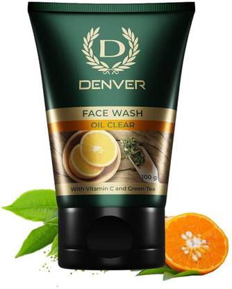 DENVER Oil Clear  -100G | Goodness of Vitamin C & Green Tea Face Wash