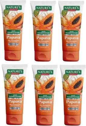 Nature's Essence Anti Pigmentation Papaya Gel Face wash, 6x50g Face Wash
