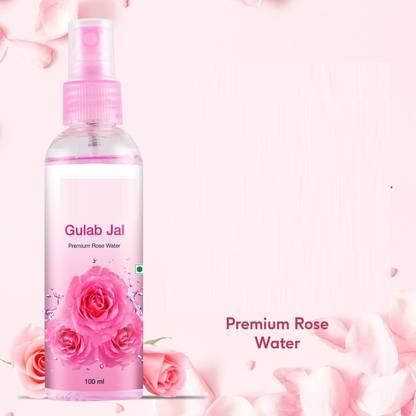 ShopCircuit 100% Pure & Natural Rose Water Spray For Face, Skin & Hair - Steam Distilled - Kannauj Gulab Jal Face Wash