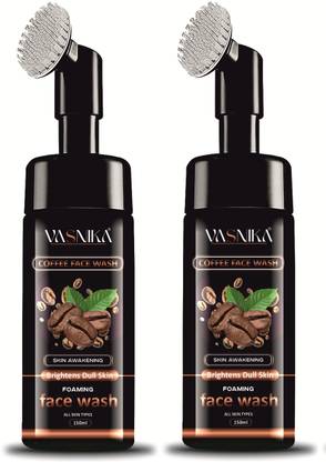VASNIKA "Dual Radiance Boost Coffee Infused  & Brush Combo" Face Wash