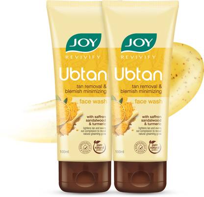 Joy Ubtan Tan Removal , For Natural Glowing Skin Face Wash