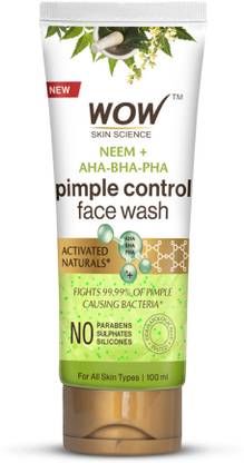 WOW SKIN SCIENCE Neem  | Purifies Skin | Unclogs Pores | Fights Acne | Calms Skin Face Wash