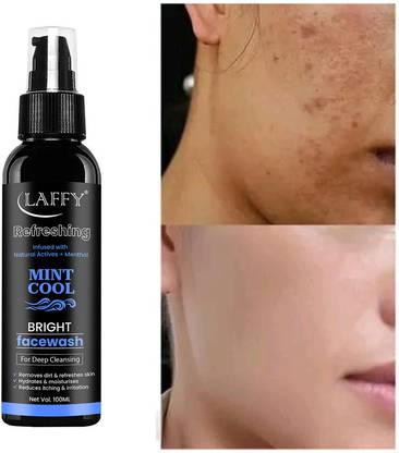 LAFFY Mint Ocean Skin Fresh  | Clears Dirt & Pollution | Natural Skincare Face Wash