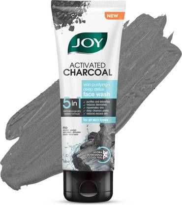 Joy Activated Charcoal Skin Purifying  For Oily Skin Face Wash
