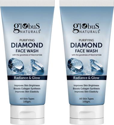 Globus Naturals Revival Diamond  For Boosting Shine & Fighting Signs Of Aging Face Wash