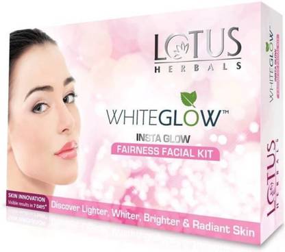 LOTUS HERBALS Witeglow Instaglow Fairness Facial KIt (4x10g)