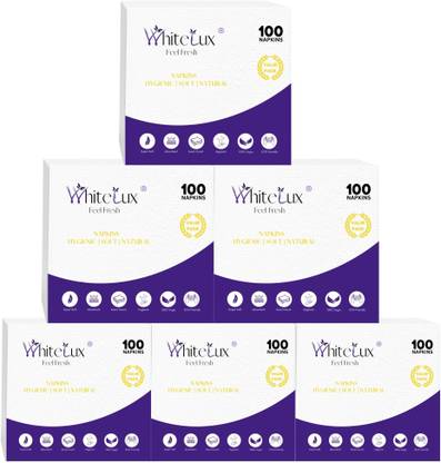 WhiteLux Premium Quality Tissue Paper Napkin (Pack of 6)