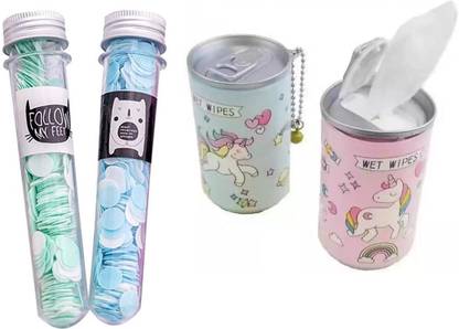 ShopCircuit combo of Tube Shape Bottle Paper Soap For Travel e Paper Soap
