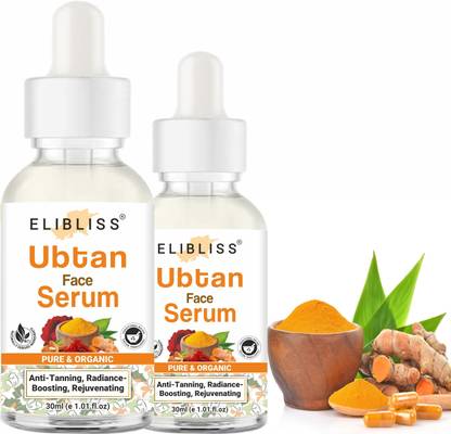 ELIBLISS Professional Vitamin C Face Serum with Turmeric, Saffron for skin care Pack of 2
