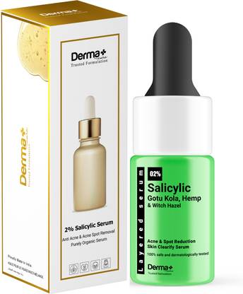 Derma Cure Anti Acne & Acne Spot Clearing 2% Salicylic Acid Gotu Kola & Witch Hazel Serum