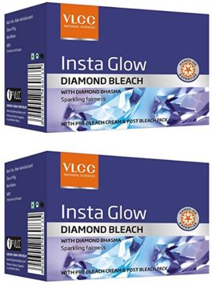 VLCC Insta Glow Diamond Bleach (Pack of 2)