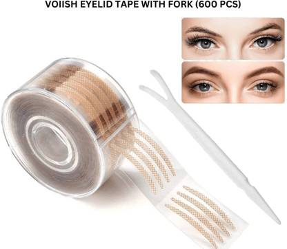 VOIISH 600pcs Eyelid tape for invisible waterproof eyelid tape for hooded eyes Makeup