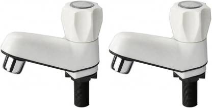 livefast Pvc Pillar Cock for WashBasin - PACK OF 2 Faucet Set