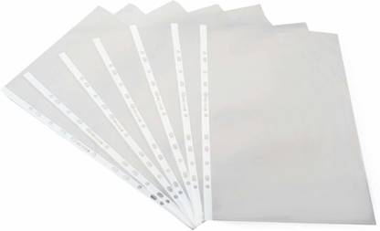JSM Plastic Clear Sheet Protector/Transparent Folder Leafs, Document Leafs