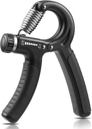 GOCART Fitness Hand Grip Gripper Adjustable Hand Expandera Exerciser Wrist Strength Training Grips finger trainer In Black Color Hand Grip/Fitness Grip