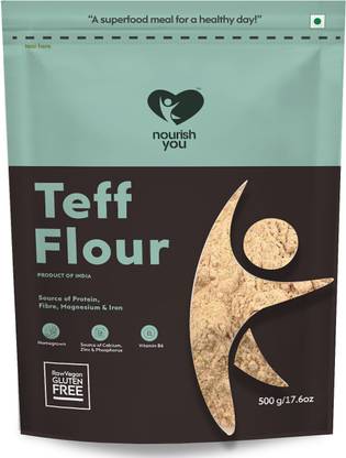 Nourish You Teff Flour | Raw Vegan | Non GMO | Gluten Free | Improves Gut Health