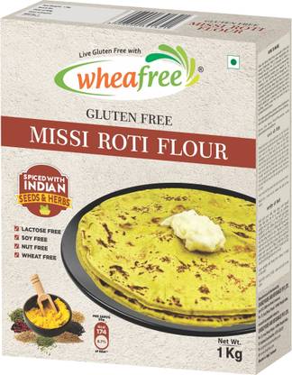 wheafree Gluten Free Missi Roti Flour - Pack of 2 (1Kg each)