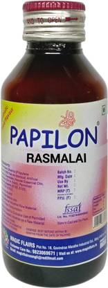 PAPILON CONCENTRATED FOOD FLAVOUR RASMALAI 100ML Rabdi Liquid Food Essence