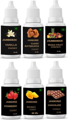 JAMBOREE vanilla, butterscotch, mixed fruit, strawberry, mango, chocolate Essence 20 ML Vanilla Liquid Food Essence