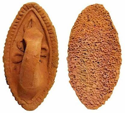 QWGPT PACK OF 2 UNIS MITTI KA MALKHORA [ FOOT SCRUB ] STONE