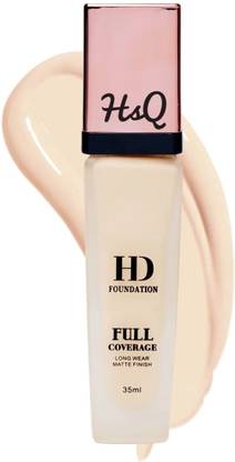 HSQ High Definition Foundation – Full Coverage Makeup Base – 35ml Foundation