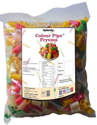 APLENTY Multi Color Fingers Fryums | Raw Gottalu | Ready-to-Fry Nalki Papad Fryums