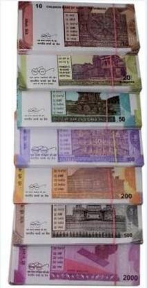 SURAJE FAKE CURRENCY (80X7) TOTAL NOTE = 560 note Gag Toy