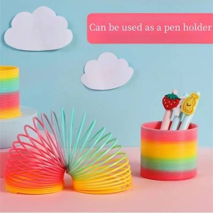 Singh Varieties Baby and Kids Rainbow Color Toy Magic Spring (Multi Color) playing Gag Toy