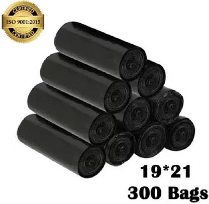 Reforce JUNK PACK Of 10 ROLLS Medium 13 L Garbage Bag (300 Bags) Medium 13 L Garbage Bag Pack Of 300