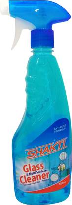 shakti Glass Cleaner 500ml - Crystal Clear Window & Mirror Cleaning Solution