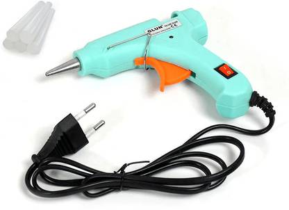 Divviks Glue Gun With 5 storng Adhesive Glue Sticks On and Off Switch Pack of 1 Standard Temperature Corded Glue Gun